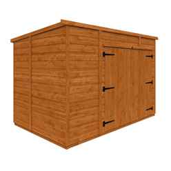 8ft X 5ft Tongue And Groove Pent Bike Shed (12mm Tongue And Groove Floor And Pent Roof)
