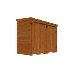 Double Bin Store (12mm Tongue And Groove Floor And Pent Roof)