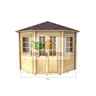 2.5m x 2.5m Premier Chable Log Cabin - Double Glazing - 44mm Wall Thickness
