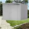 8ft X 10ft Ex Large Metallic Silver Heavy Duty Metal Shed (2.6m X 3m)