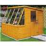 8ft x 8ft  (2.39m x 2.39m) - Tongue And Groove - Potting Shed - Opening Side Door