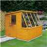 INSTALLED - 8ft x 8ft  (2.39m x 2.39m) Tongue And Groove - Potting Shed With Opening Side Window INSTALLATION INCLUDED