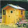 Installed - 4ft X 4ft (1.19m X 1.19m) - Wooden Hide Playhouse Installation Included