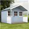 INSTALLED 6ft x 4ft (1.79m x 1.19) -  Wooden Stork Playhouse INSTALLATION INCLUDED