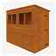 8ft X 4ft Tongue And Groove Pent Shed (12mm Tongue And Groove Floor And Roof)