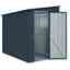 5ft x 8ft Premier EasyFix - Lean To Pent - Metal Shed - Anthracite Grey (1.55m x 2.42m)
