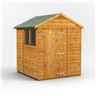 6ft x 6ft Premium Tongue and Groove Apex Shed - Single Door - 2 Windows - 12mm Tongue and Groove Floor and Roof