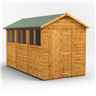 12ft x 6ft Premium Tongue and Groove Apex Shed - Single Door - 6 Windows - 12mm Tongue and Groove Floor and Roof