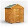6ft x 6ft Premium Tongue and Groove Apex Shed - Single Door - Windowless - 12mm Tongue and Groove Floor and Roof