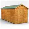 16ft x 6ft Premium Tongue and Groove Apex Shed - Single Door - Windowless - 12mm Tongue and Groove Floor and Roof