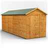 18ft x 6ft Premium Tongue and Groove Apex Shed - Single Door - Windowless - 12mm Tongue and Groove Floor and Roof