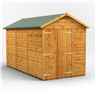 12ft x 6ft Premium Tongue and Groove Apex Shed - Double Doors - Windowless - 12mm Tongue and Groove Floor and Roof
