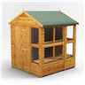 6ft x 6ft Premium Tongue and Groove Apex Potting Shed - Single Doors - 10 Windows - 12mm Tongue and Groove Floor and Roof	