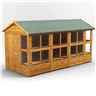 14ft x 6ft Premium Tongue and Groove Apex Potting Shed - Single Door - 18 Windows - 12mm Tongue and Groove Floor and Roof
