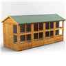 16ft x 6ft Premium Tongue and Groove Apex Potting Shed - Single Door - 20 Windows - 12mm Tongue and Groove Floor and Roof