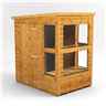 4ft x 6ft Premium Tongue and Groove Pent Potting Shed - Single Door - 8 Windows - 12mm Tongue and Groove Floor and Roof