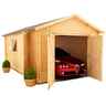 18ft x 10ft Monty Workshop 44mm Log Cabin (19mm Tongue and Groove Roof) (5350x2950)