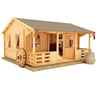 18ft x 16ft Leo 44mm Log Cabin (19mm Tongue and Groove Floor and Roof) (5350x4750)