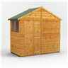 4ft x 8ft  Premium Tongue and Groove Apex Shed - Single Door - 4 Windows - 12mm Tongue and Groove Floor and Roof