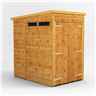 4ft x 6ft  Security Tongue and Groove Pent Shed - Double Door - 12mm Tongue and Groove Floor and Roof
