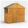 4ft x 8ft  Premium Tongue and Groove Apex Shed - Double Doors - 4 Windows - 12mm Tongue and Groove Floor and Roof