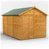 12ft x 8ft  Premium Tongue and Groove Apex Shed - Single Door - Windowless - 12mm Tongue and Groove Floor and Roof