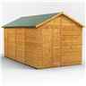 14ft x 8ft  Premium Tongue and Groove Apex Shed - Single Door - Windowless - 12mm Tongue and Groove Floor and Roof