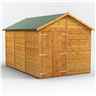 12ft x 8ft  Premium Tongue and Groove Apex Shed - Double Doors - Windowless - 12mm Tongue and Groove Floor and Roof