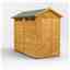 8ft x 4ft Security Tongue and Groove Apex Shed - Single Door - 4 Windows - 12mm Tongue and Groove Floor and Roof