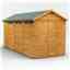 14ft x 6ft Security Tongue and Groove Apex Shed - Single Door - 6 Windows - 12mm Tongue and Groove Floor and Roof