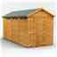 14ft x 6ft Security Tongue and Groove Apex Shed - Double Doors - 6 Windows - 12mm Tongue and Groove Floor and Roof