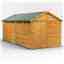 18ft x 8ft  Security Tongue and Groove Apex Shed - Single Door - 8 Windows - 12mm Tongue and Groove Floor and Roof