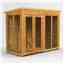 8ft x 4ft Premium Tongue And Groove Pent Summerhouse - Double Door - 12mm Tongue And Groove Floor And Roof