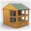 6ft x 8ft Premium Tongue and Groove Apex Potting Shed - Single Doors - 10 Windows - 12mm Tongue and Groove Floor and Roof	