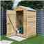 4ft X 3ft Overlap Apex Shed With Single Door (8mm Overlap)