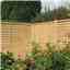 6 x 6 Traditional Lap Fence Panel Pressure Treated - Minimum Order of 3 Panels