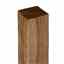 5ft Timber Fence Post 3" (75x75mm) Brown - Order With Minimum 3 Panels