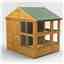 6ft x 8ft Premium Tongue and Groove Apex Potting Shed - Double Door - 12 Windows - 12mm Tongue and Groove Floor and Roof	