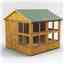 8ft x 8ft Premium Tongue and Groove Apex Potting Shed - Double Door - 16 Windows - 12mm Tongue and Groove Floor and Roof	