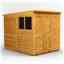 6ft x 8ft Premium Tongue And Groove Pent Shed - Double Doors - 2 Windows - 12mm Tongue And Groove Floor And Roof