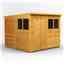 10ft x 8ft Premium Tongue And Groove Pent Shed - Single Door - 4 Windows - 12mm Tongue And Groove Floor And Roof