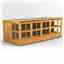 18ft x 8ft Premium Tongue and Groove Pent Potting Shed - Double Door - 26 Windows - 12mm Tongue and Groove Floor and Roof	