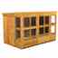 10ft x 6ft Premium Tongue and Groove Pent Potting Shed - Double Doors - 14 Windows - 12mm Tongue and Groove Floor and Roof