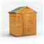 4ft x 6ft Overlap Apex Shed - Double Doors - 12mm Tongue and Groove Floor and Roof