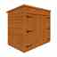 6ft x 4ft Tongue and Groove Pent Bike Shed (12mm Tongue and Groove Floor and Pent Roof)