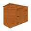 8ft x 3ft Tongue and Groove Pent Bike Shed (12mm Tongue and Groove Floor and Pent Roof)