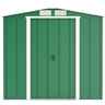 OOS - BACK JULY/AUGUST 2022 - 6ft x 4ft Value Apex Metal Shed - Green (2.01m x 1.22m)