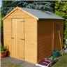 8ft X 6ft (2.38m X 1.79m) - Tongue And Groove - Apex Garden Shed / Workshop - 1 Opening Window - Single Door