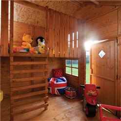 8ft X 7ft Rowlinson Swiss Cottage Playhouse (2.50m X 2.06m) 8ft X 7ft Rowlinson Swiss Cottage Playhouse (2.50m X 2.06m)