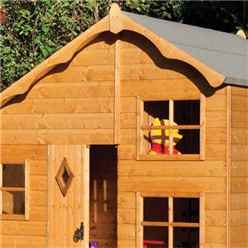 8ft X 7ft Rowlinson Swiss Cottage Playhouse (2.50m X 2.06m) 8ft X 7ft Rowlinson Swiss Cottage Playhouse (2.50m X 2.06m)